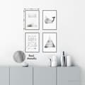 Miniatyrbild 2 av 4: Poster - Homelov poster - Boys Nursery Real Silver Set