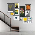 Miniatyrbild 4 av 4: Affisch - Artery8 affisch - PANDT0134 - Ink Abstract Tree XL Giant Panel Poster (8 sektioner) Abstrakt trädaffisch