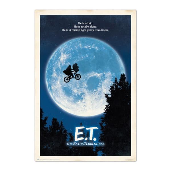Affisch - E.T. - Väggdekoration - Rektangulär - 91,5 x 61 cm - Inredning