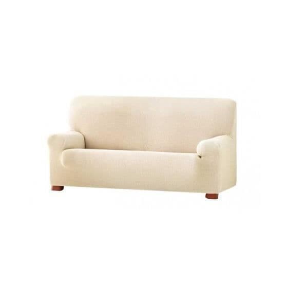 Sofföverdrag - FUNDA - Cora - Beige - Bielastiskt - Kvalitetschenille