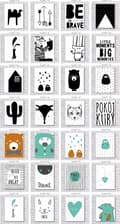 Miniatyrbillede 5 af 8: PLAKATER, GRAFIK, CITATER TIL BØRN A4