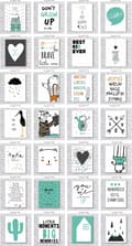 Miniatyrbillede 6 af 8: PLAKATER, GRAFIK, CITATER TIL BØRN A4