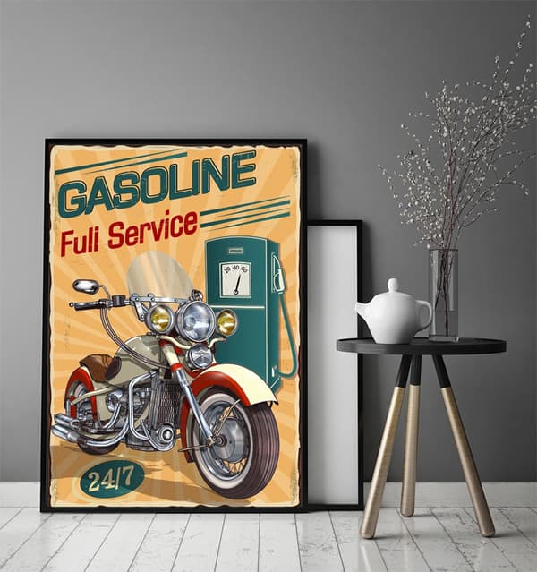 KUVAPOSTERI KEHYISSÄ 33x43 cm Garage Motor P1853