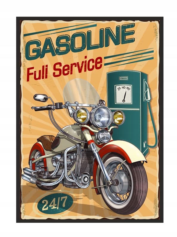 KUVAPOSTERI KEHYISSÄ 33x43 cm Garage Motor P1853