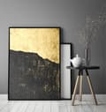 Miniatyrbillede 3 af 4: BILLEDPOKATER I RAMME 33x43 cm Guld P1835