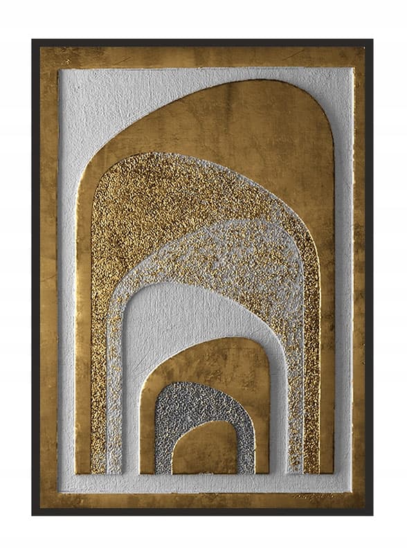 BILLEDPOKATER I RAMME 33x43 cm Guld P1832