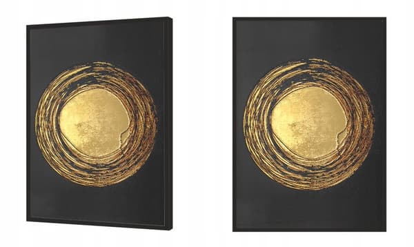 BILLEDPOKATER I RAMME 33x43 cm Guld P1828