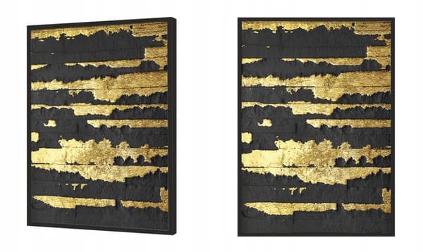 BILLEDPOKATER I RAMME 33x43 cm Guld P1822