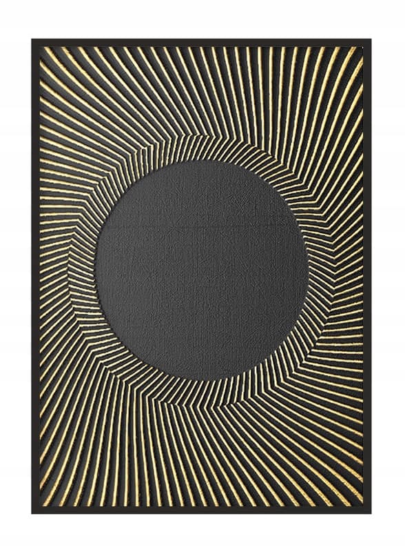 BILLEDPOKATER I RAMME 33x43 cm Guld P1821