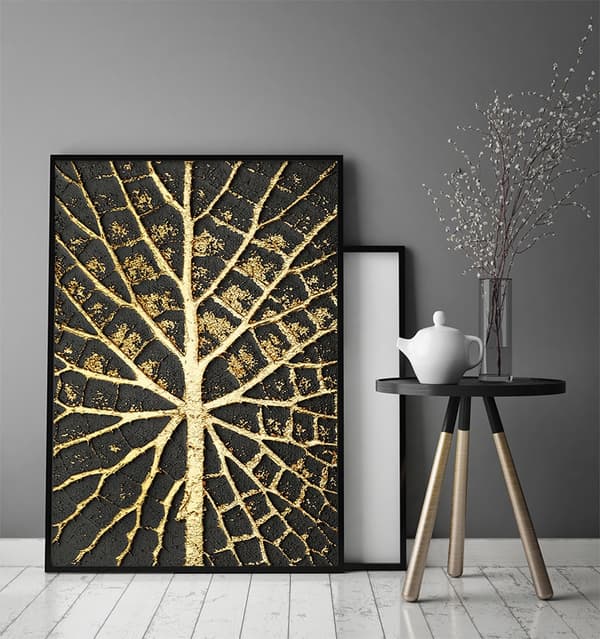 KUVAPUOLISTE KEHYISSÄ 33x43 cm Kulta P1818