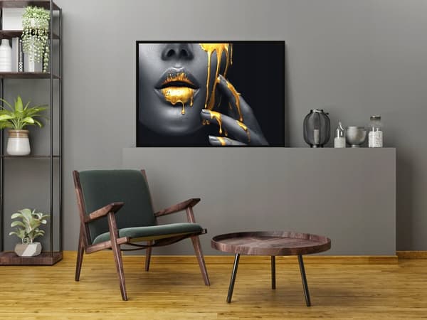 TAVELAFFIST I RAM 53x73 cm Flicka P1815