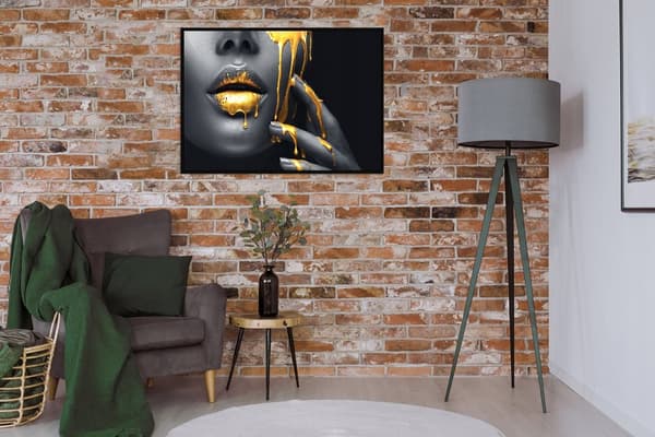 TAVELAFFIST I RAM 53x73 cm Flicka P1815