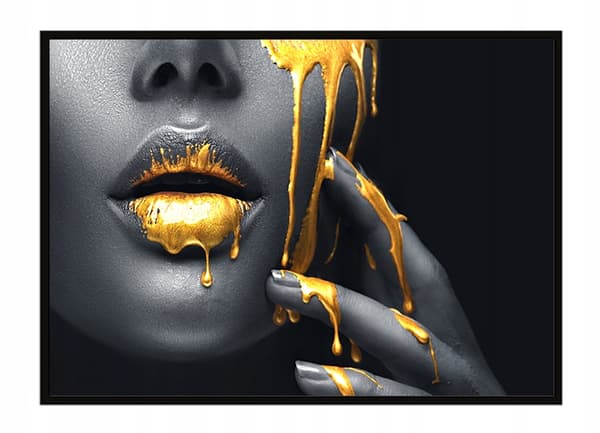 TAVELAFFIST I RAM 53x73 cm Flicka P1815