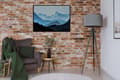 Miniatyrbillede 2 af 3: BILLEDPOKATER I RAMME 53x73 cm Bjerge P2040