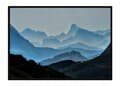 Miniatyrbillede 1 af 3: BILLEDPOKATER I RAMME 53x73 cm Bjerge P2040