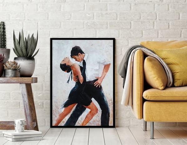 TAVELAFFIST I RAM 53x73 cm Tango P1770