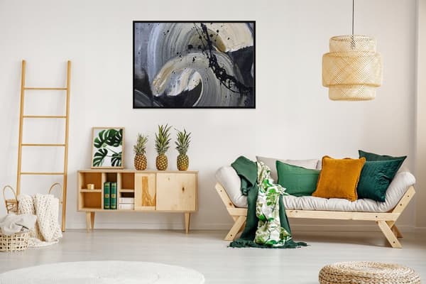 KUVAPOSTERI KEHYISSÄ 53x73 cm Abstraktio P1764