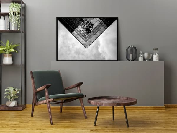 BILLEDPOKATER I RAMME 33x43 cm Arkitektur P1756
