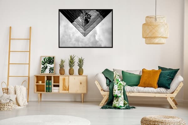 BILLEDPOKATER I RAMME 33x43 cm Arkitektur P1756