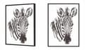 Miniatyrbillede 2 af 4: BILLEDPOKATER I RAMME 33x43 cm Zebra P1738