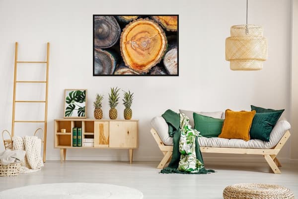 KUVAPUOLISTE KEHYISSÄ 53x73 cm Puu P1687