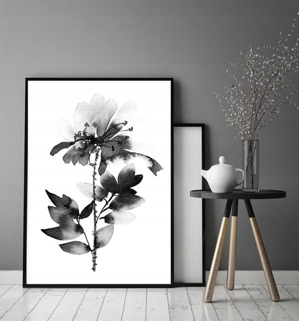POSTER I RAM 33x43 cm Akvarell P1671