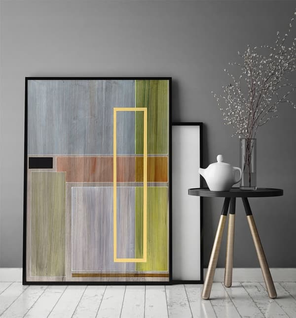 KUVAPOSTERI KEHYISSÄ 53x73 cm Abstraktio P1661