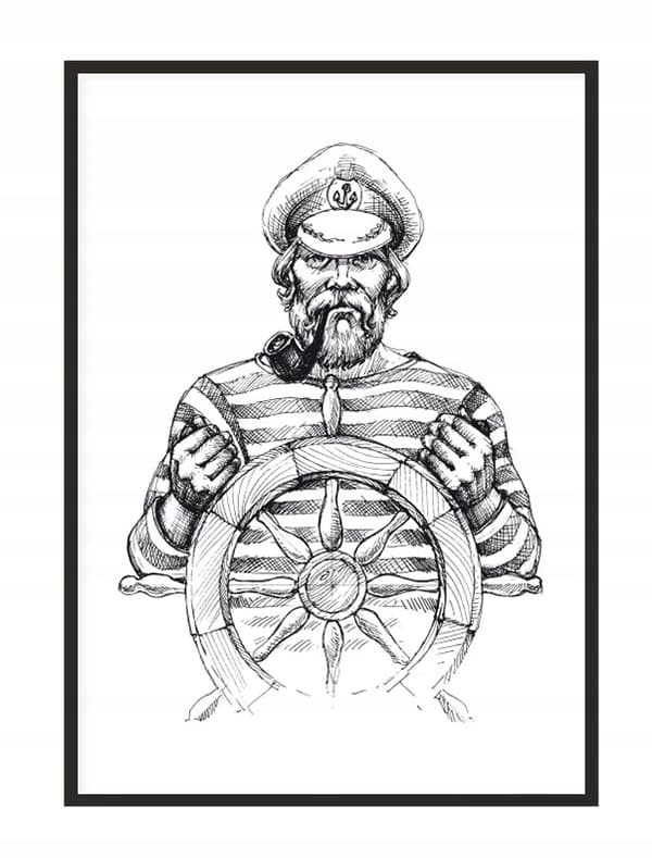 KUVAPUOLISTE KEHYISSÄ 33x43 cm Sailor P1655