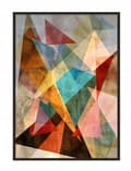 Miniatyrbillede 1 af 4: BILLEDPOKATER I RAMME 53x73 cm Geometri P1651