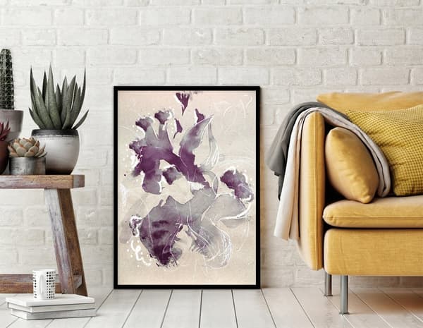 POSTER I RAM 53x73 cm Abstraktion P1649