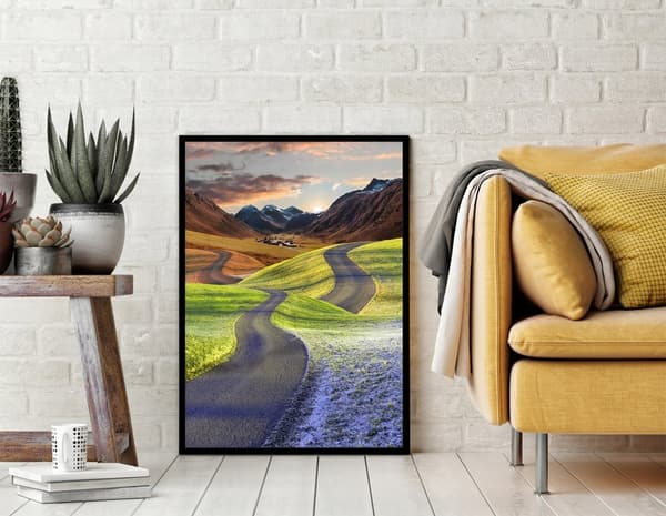 KUVAPUOLISTE KEHYISSÄ 53x73 cm Tie P1610