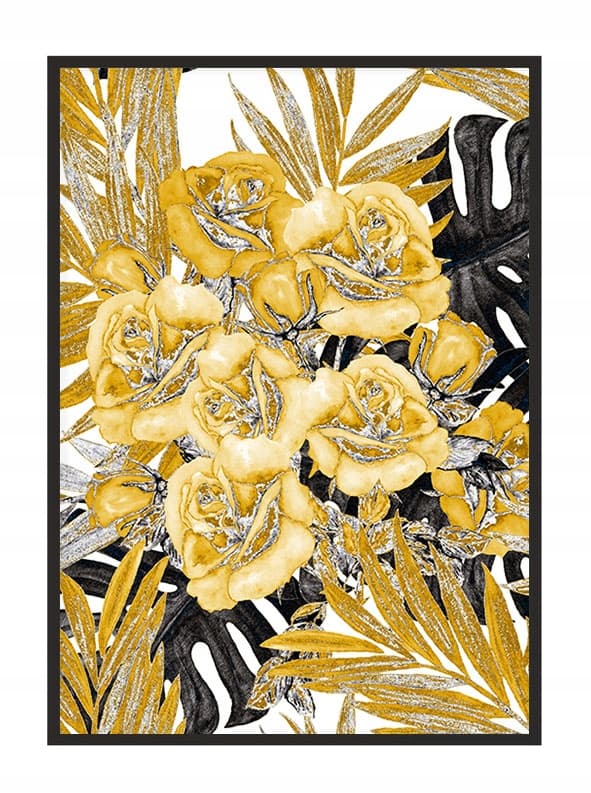 KUVAPUOLISTE KEHYISSÄ 53x73 cm Kukat P1606