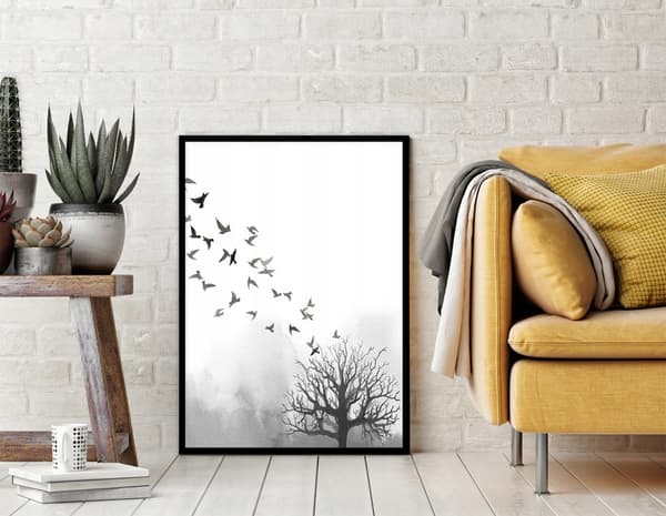 KUVAPUOLISTE KEHYISSÄ 53x73 cm Puu P1599