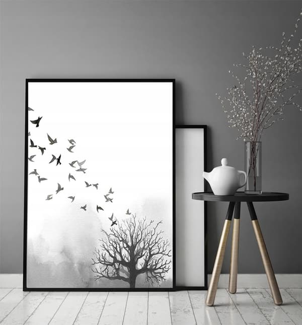 KUVAPUOLISTE KEHYISSÄ 53x73 cm Puu P1599