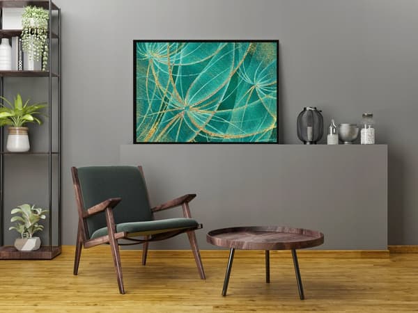 BILLEDPOKATER I RAMME 53x73 cm Mælkebøtter P1592