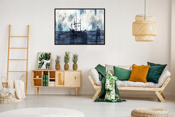 KUVAPUOLISTE KEHYISSÄ 53x73 cm Meri P1551