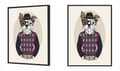 Pikkukuva 4 / 4: JULISTE KEHYISSÄ 33x43 cm Hipster Dog P1538