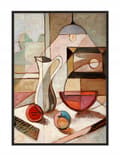 Miniatyrbillede 1 af 4: BILLEDPOKATER I RAMME 53x73 cm Stilleben P1533