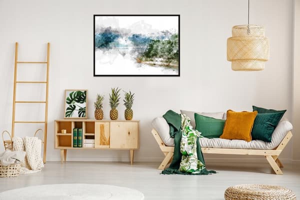 POSTER I RAM 53x73 cm Akvarell P1522