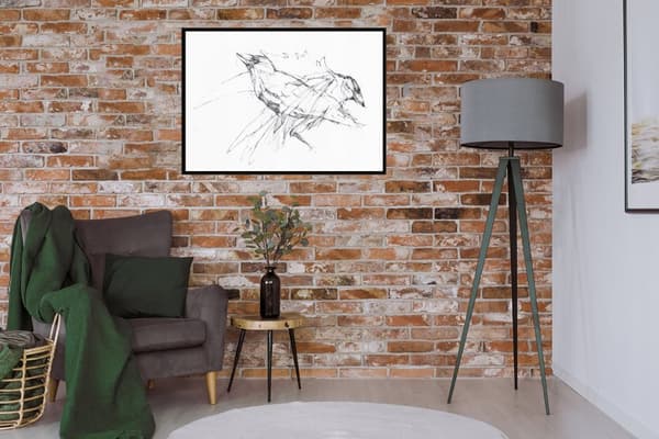 POSTER I RAM 53x73 cm Fåglar P1499