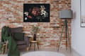 Miniatyrbillede 2 af 3: BILLEDPOKATER I RAMME 53x73 cm Blomster P1497