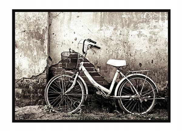BILLEDPOKATER I RAMME 53x73 cm Cykel P1486