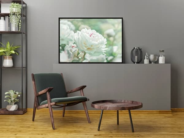 TAVELAFFIST I RAM 53x73 cm Blommor P1480