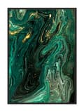 Pikkukuva 1 / 4: KUVAPUOLISTE KEHYISSÄ 53x73 cm Vihreä marmori P1465