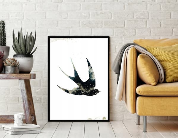 KUVAPUOLISTE KEHYISSÄ 53x73 cm Swallow P1441