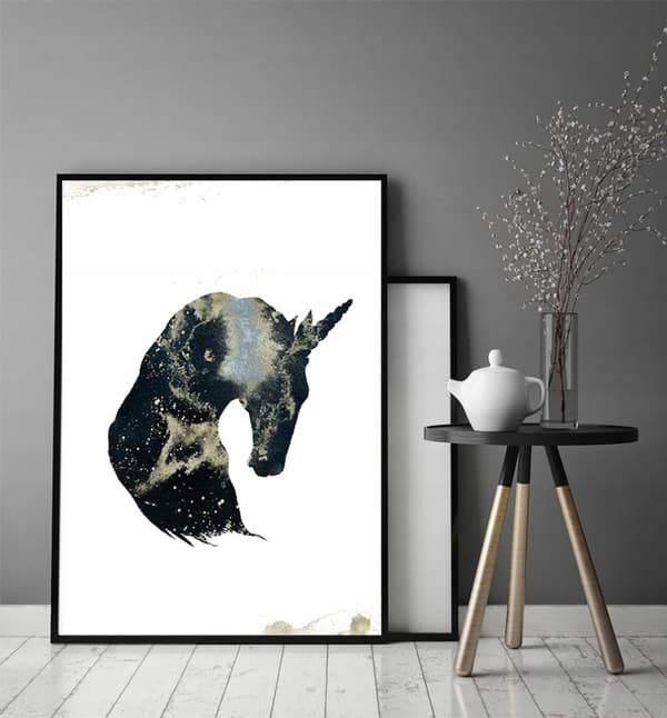 KUVAPUOLISTE KEHYISSÄ 53x73 cm Yksisarvinen P1439