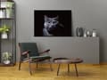 Miniatyrbild 3 av 3: TAVELAFFIST I RAM 33x43 cm Katt P1407