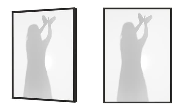 TAVELAFFIST I RAM 33x43 cm Shadow P1402
