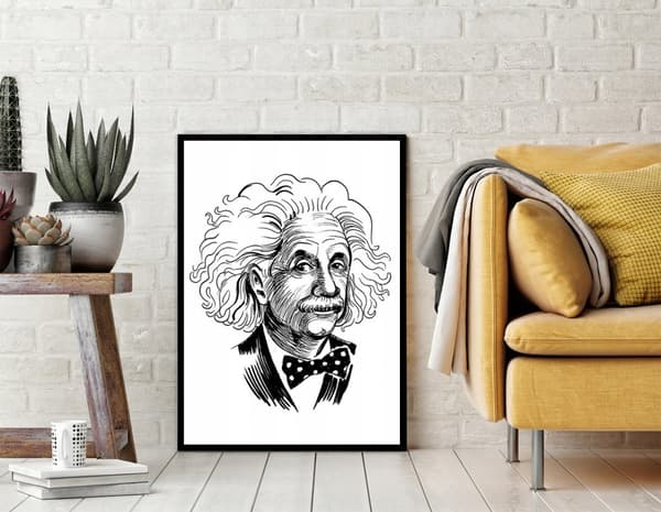 KUVAPOSTERI KEHYISSÄ 33x43 cm Einstein P1401