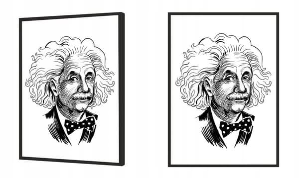 KUVAPOSTERI KEHYISSÄ 33x43 cm Einstein P1401